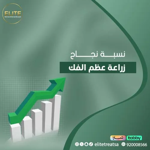 نسبة نجاح زراعة عظم الفك