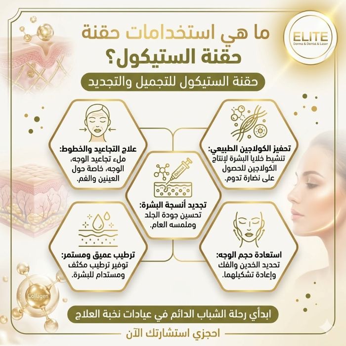 استخدامات حقنة الاستيكول